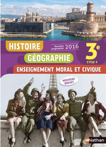 Image de Histoire, géographie, enseignement moral et civique, 3e, cycle 4 : nouveau programme 2016