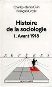 Εικόνα της Histoire de la Sociologie.1. Avant 1918.