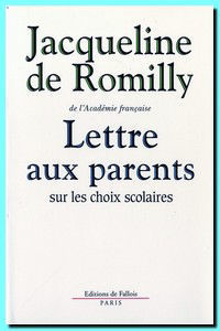 Picture of Lettre aux parents : sur les choix scolaires