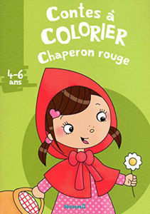 Picture of Chaperon rouge - conte à colorier 4-6 ans