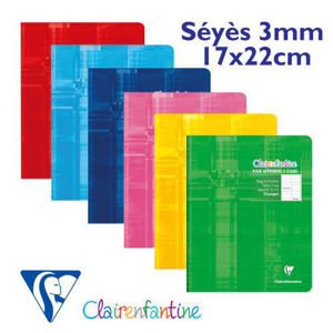 Picture of Cahier Clairenfantine seyes 3 mm, 32 pages