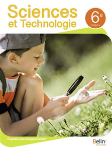 Εικόνα της Sciences et technologie 6e, cycle 3 : programme avec aménagements 2020