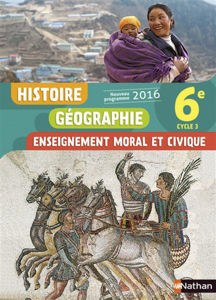 Εικόνα της Histoire, géographie, enseignement moral et civique : 6e, cycle 3 : nouveau programme 2016