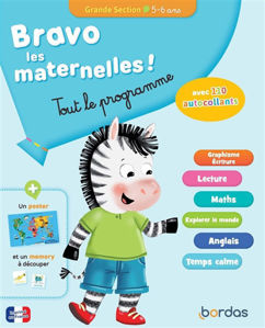 Εικόνα της Bravo les maternelles ! : tout le programme : grande section, 5-6 ans