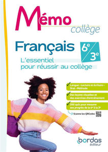 Εικόνα της Français 6e-3e : l'essentiel pour réussir au collège