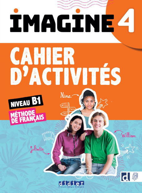 Picture of Imagine 4 - niveau B1 - cahier d'activités + didierfle.app